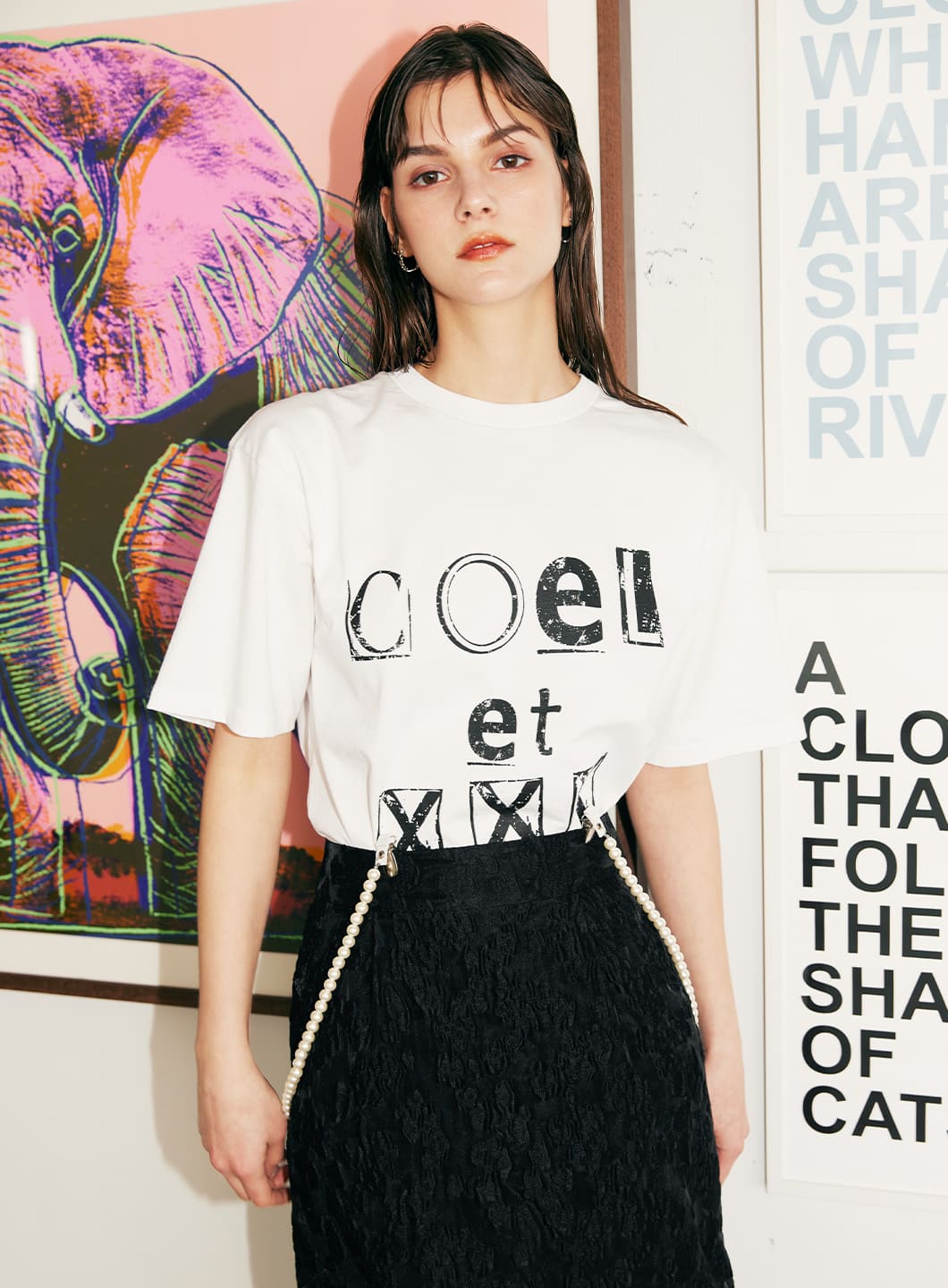 COEL Online StoreCOEL×XXX ロゴTシャツ(S ホワイト): TOPS