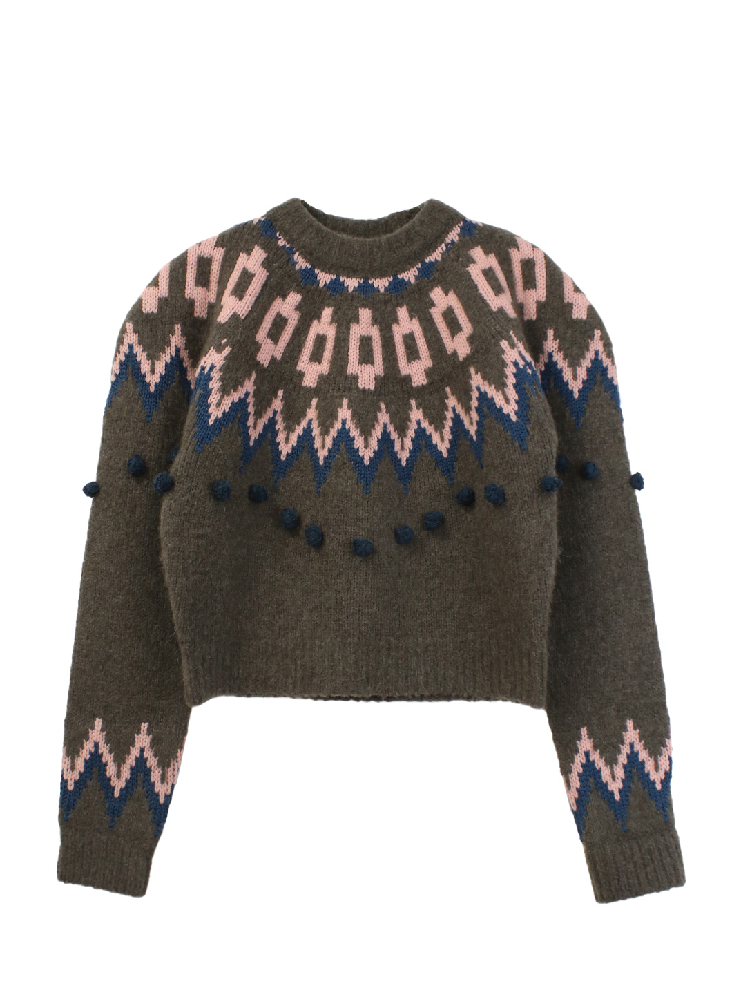 【11/13発売】ノルディック柄ニット