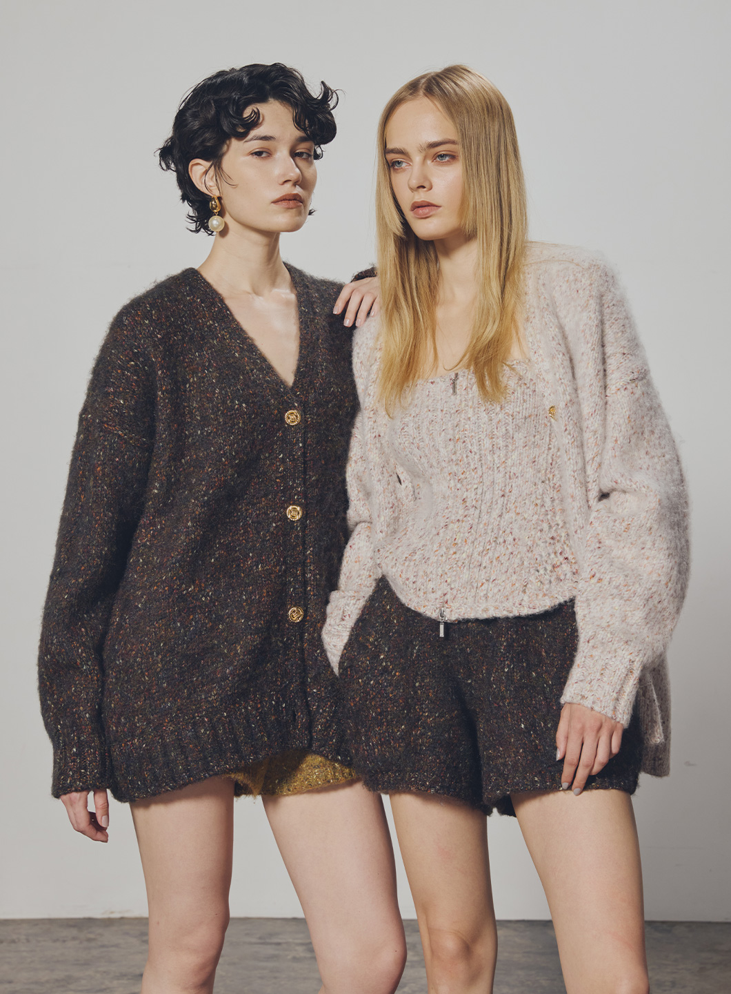 【11/13発売】ミックスネップカーディガン