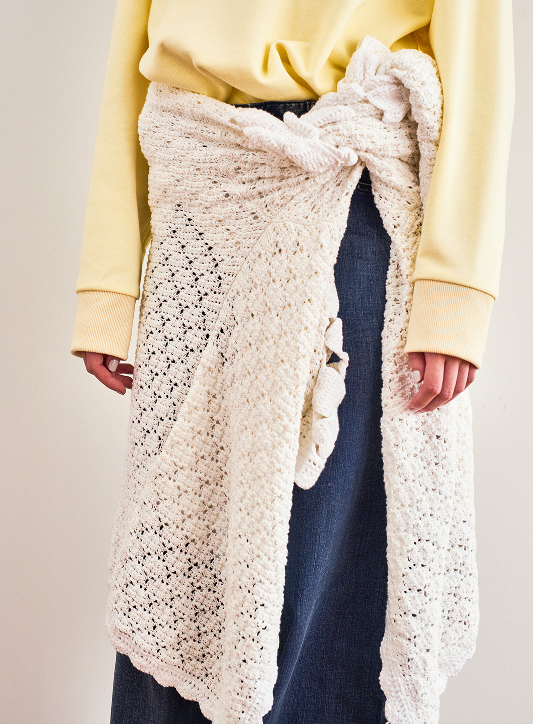 【2/19発売】ハンドフラワービッグカーディガン