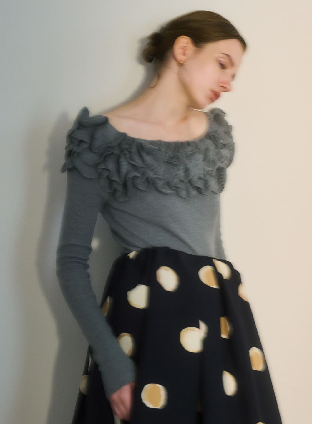 【2/5発売】モチーフ2WAYリブニット