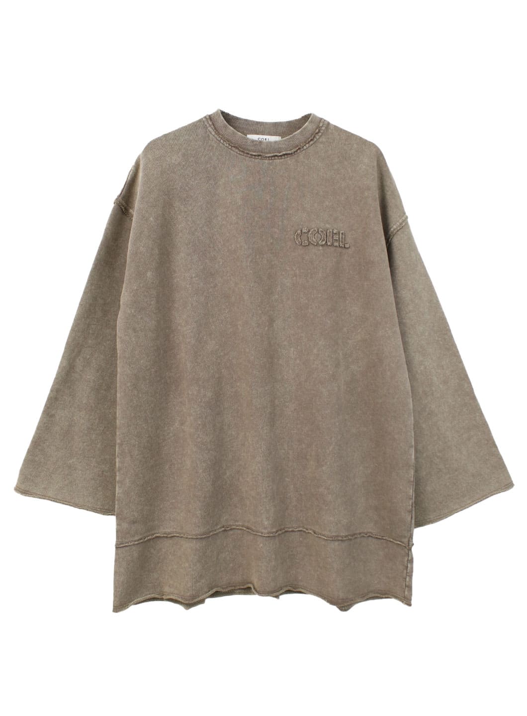 【2/12発売】ダメージスウェットチュニック