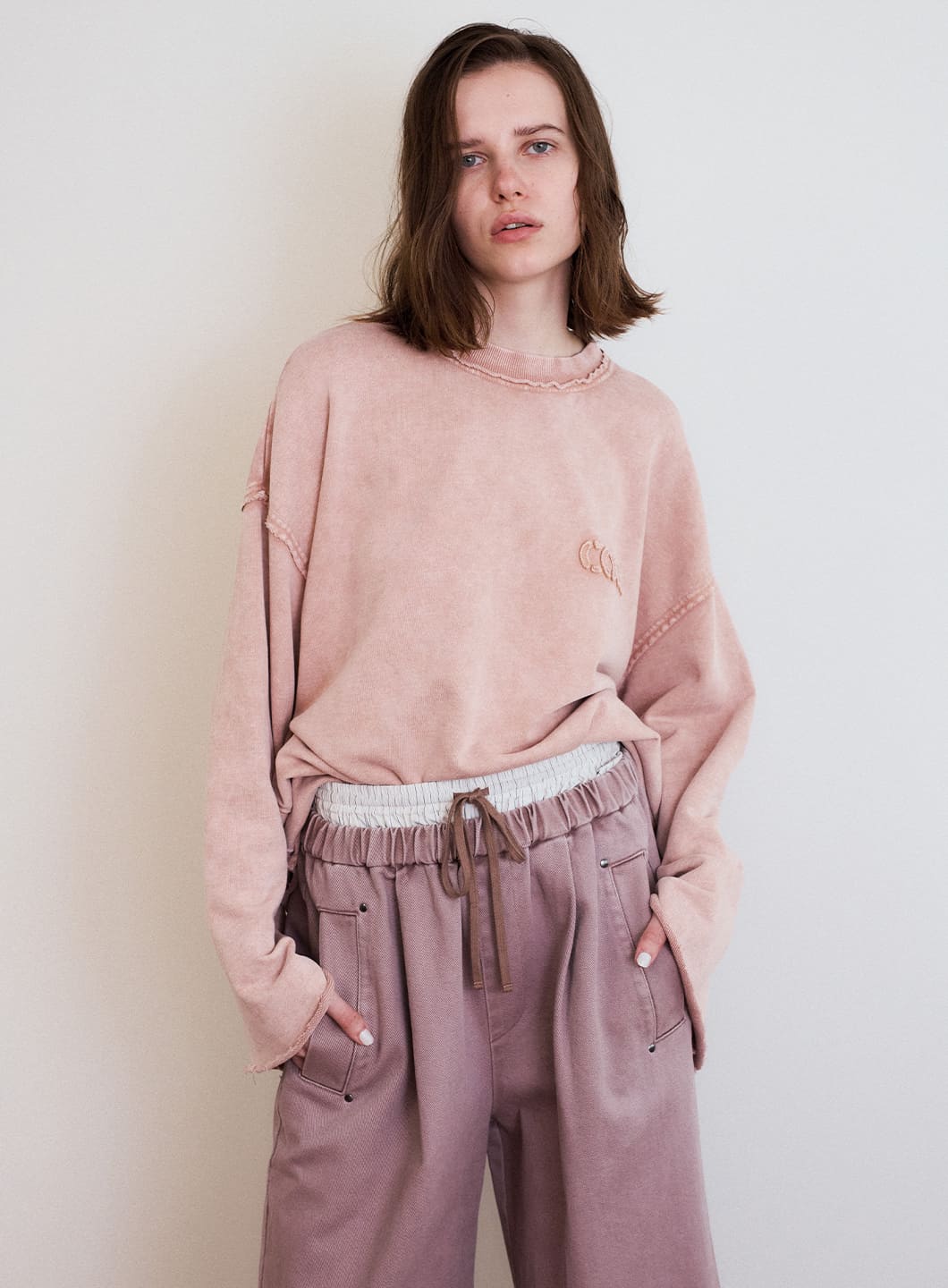 【2/12発売】ダメージスウェットチュニック