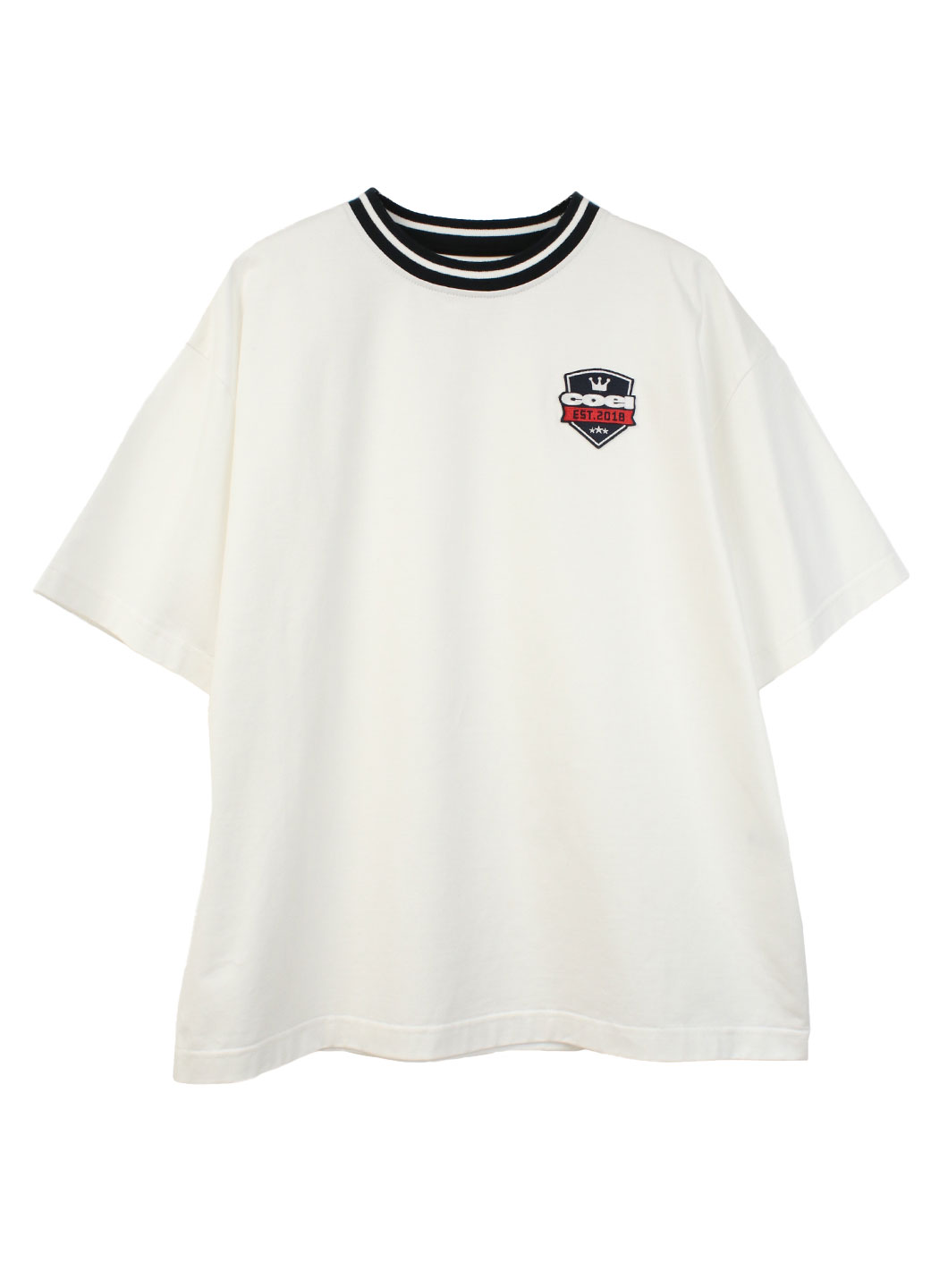 【2/12発売】ライン入りワッペンT