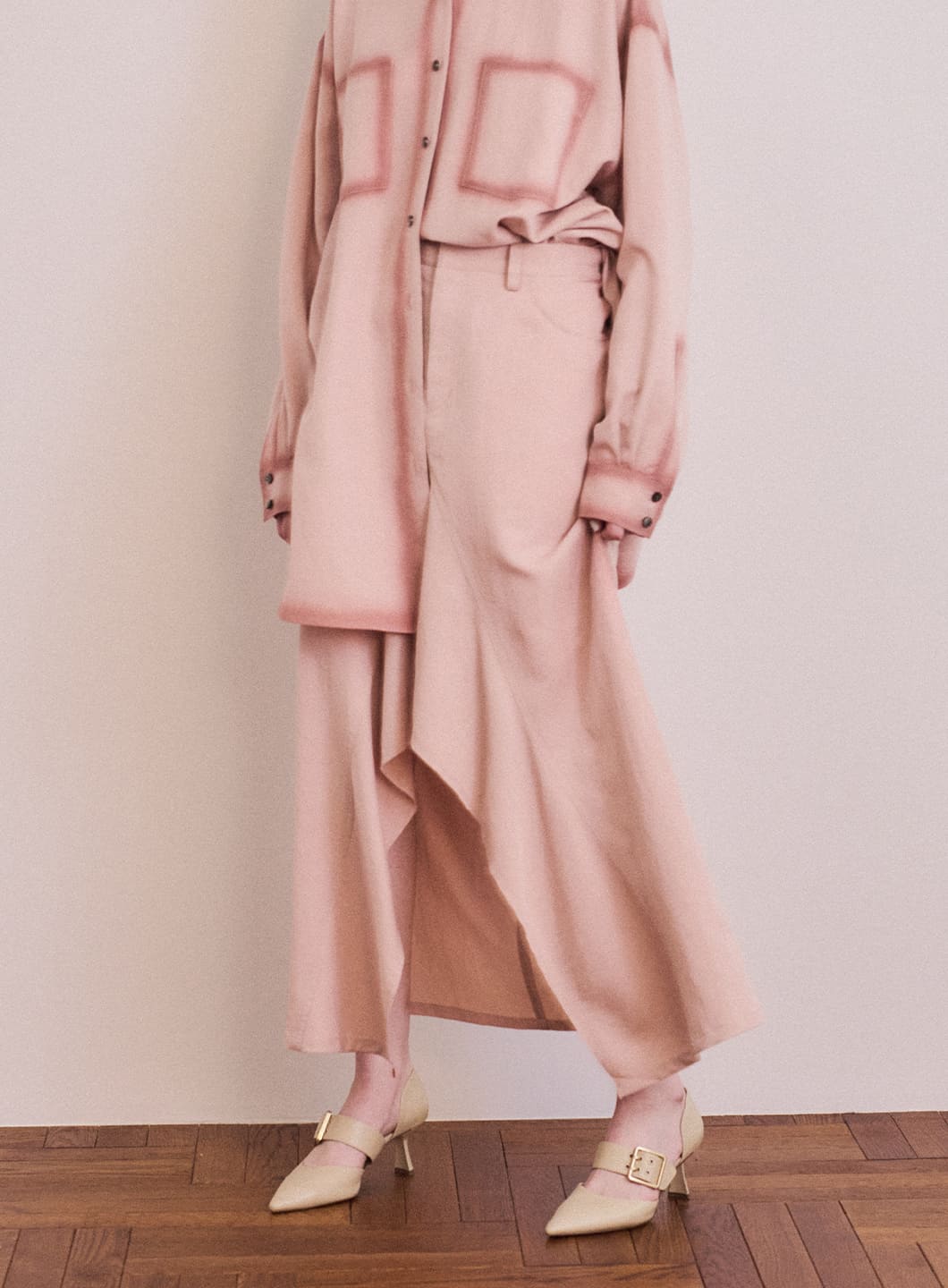 【3/12発売】ペイントプリントフレアスカート