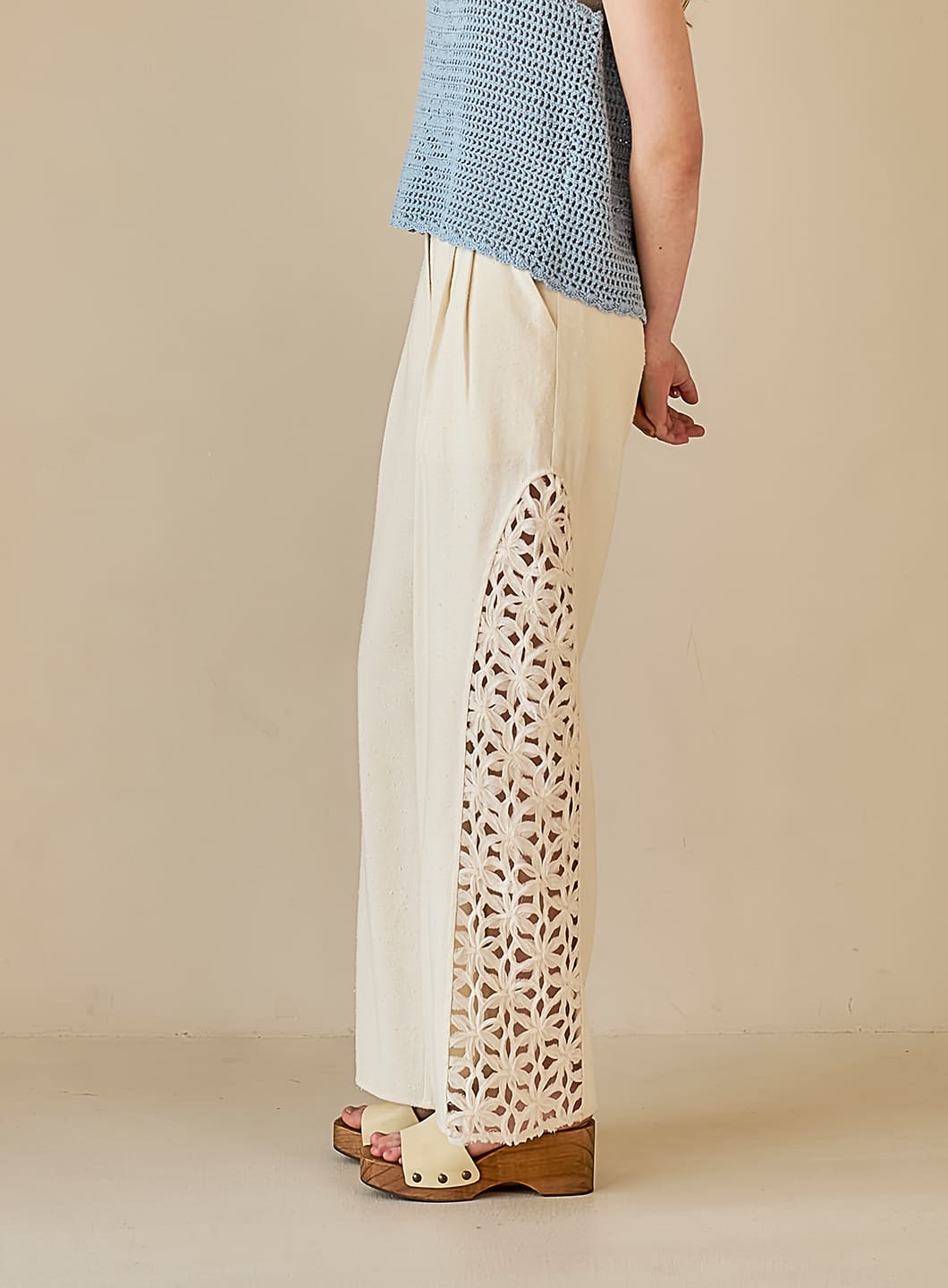 【3/26発売】シアーモチーフパネルパンツ