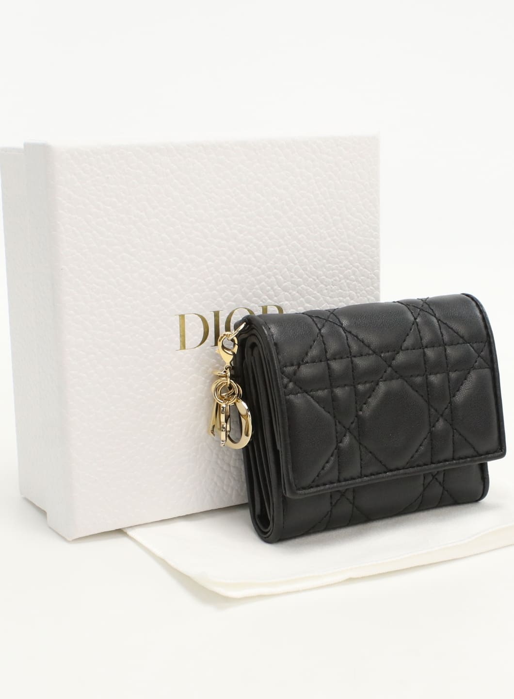CHRISTIAN DIOR レディディオールロータスウォレット