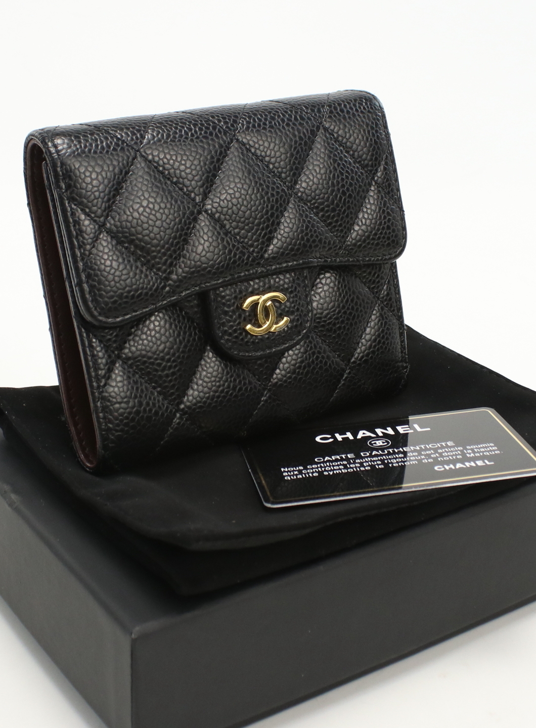 CHANEL マトラッセ フラップウォレット