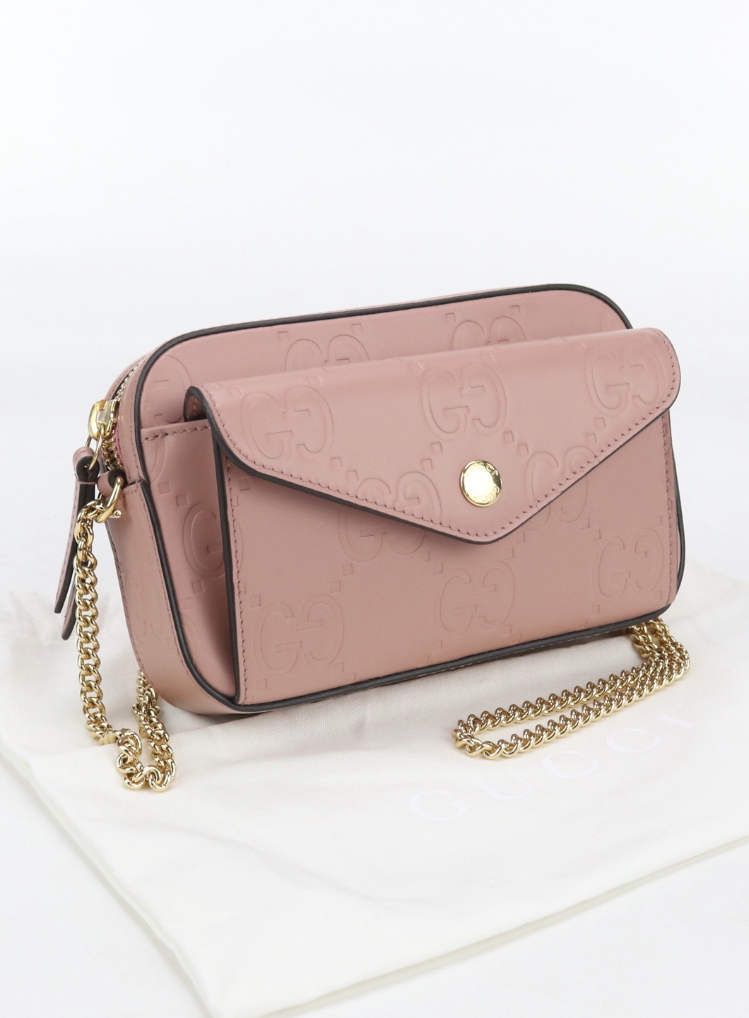 GUCCI ジャンボGG チェーンショルダーバッグ